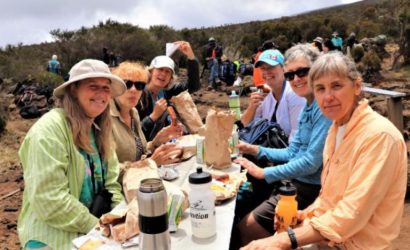 6 Days Machame Route: Lunch time with Climb Kilimanjaro and Tanzania Safaris
