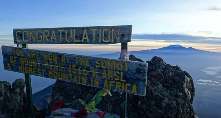 Kilimanjaro vs Meru trekking comparison