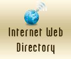Climb Kilimanjaro and Tanzania Safaris Internet Web Directory logo with a blue globe icon on a beige background and the words Internet Web Directory