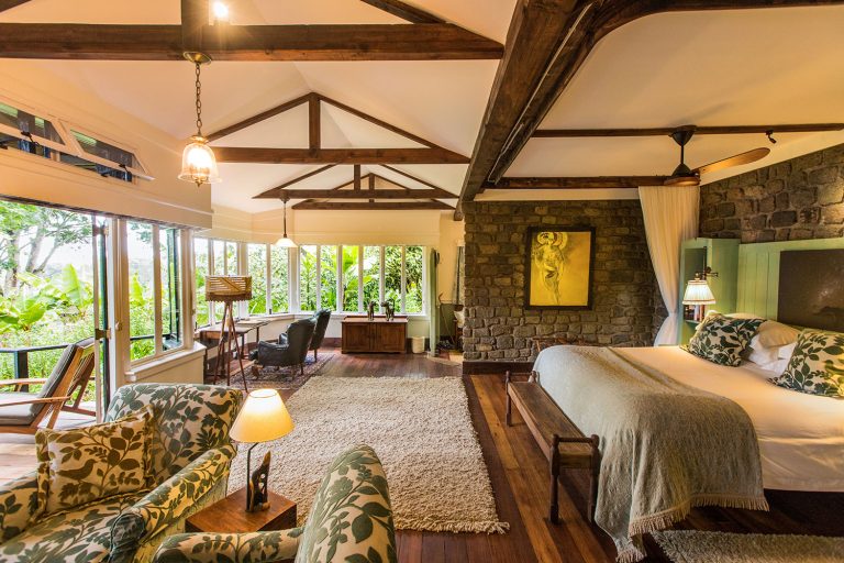 Gibbs Farm Karatu historic luxury lodge gardens - Climb Kilimanjaro and Tanzania Safaris