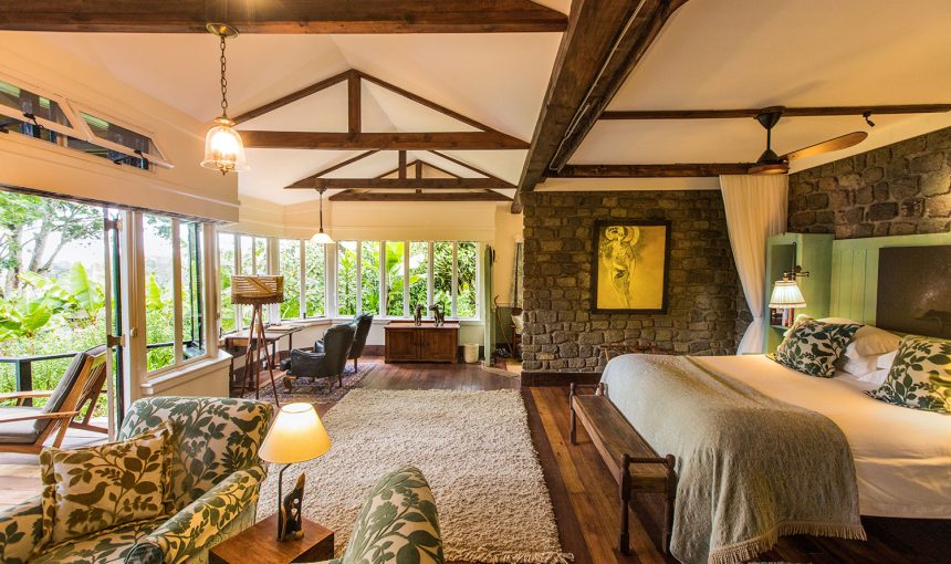 Gibbs Farm Karatu historic luxury lodge gardens - Climb Kilimanjaro and Tanzania Safaris
