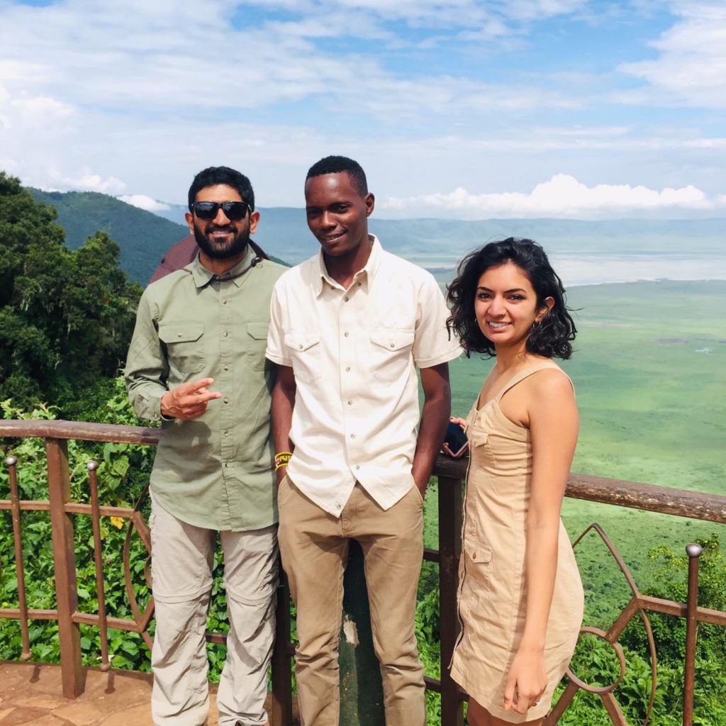 Climb Kilimanjaro and Tanzania Safaris with our guest at Ngorongoro Crater view point